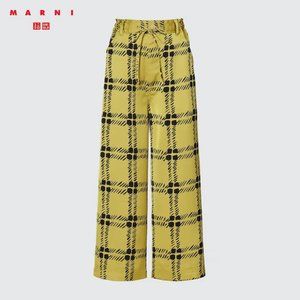 Marni x Uniqlo Drape Relaxed Wide-Straight Pants